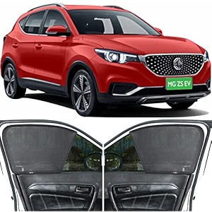 able dotnet half car magnetic sun shade curtains for mg zs ev set of 4 pcs