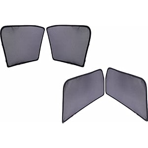 able dotnet half car magnetic sun shade curtains for skoda octavia new type-ii set of 4 pcs 2013 to 2020 model