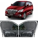 Able Dotnet Half Car Magnetic Sun Shade Curtains for Toyota INNOVA Type-I Set of 6 Pcs (2004 to 2014 Model)
