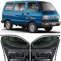 Able Elegant Car Magnetic Sun Shade Curtains with Zipper for Maruti Omni Set of 4 Pcs