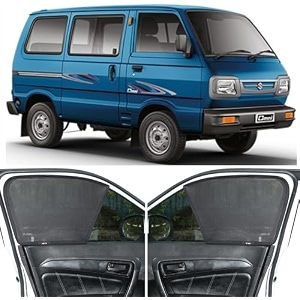 able elegant half car magnetic sun shade curtains for maruti omni set of 4 pcs