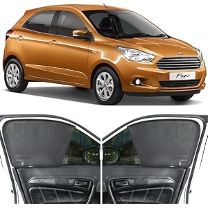 able elegant half car magnetic sun shade curtains for ford figo new set of 4 pcs 2015 to till now model