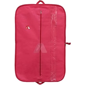 able foldable cover coat cover blazer cover uniforms cover and cloths bag 100 virgin pink colour non-woven fabric with accessories pocket medium size 100 x 60 cm pack of 102
