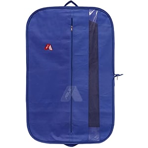 able foldable cover coat cover blazer cover uniforms cover and cloths bag 100 virgin royal blue colour non-woven fabric with accessories pocket medium size 100 x 60 cm pack of 1