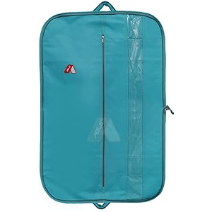 able foldable cover coat cover blazer cover uniforms cover and cloths bag 100 virgin sea green colour non-woven fabric with accessories pocket medium size 100 x 60 cm pack of 71