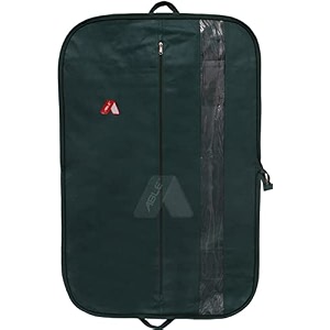 able foldable cover coat cover blazer cover uniforms cover and cloths bag 100 virgin dark green colour non-woven fabric with accessories pocket medium size 100 x 60 cm pack of 102