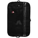 ABLE Foldable Cover, Coat Cover, Blazer Cover, Uniforms Cover, And Cloths Bag, 100% Virgin Black Colour Non-Woven Fabric With Accessories Pocket (Medium Size 100 X 60 Cm) Pack of 7+1