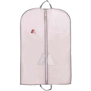able garment cover sherwani cover bridal garment cover lehenga cover and cloths bags with zipper pvc fabric and grey colour pipeen edge x-large size 140 x 60 cm pack of 2