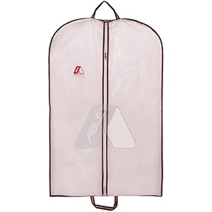 able garment cover sherwani cover bridal garment cover lehenga cover and cloths bags with zipper pvc fabric and brown colour pipeen edge x-large size 140 x 60 cm pack of 51
