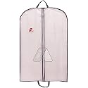 Able Garment Cover, Sherwani Cover, Bridal Garment Cover, Lehenga Cover And Cloths Bags With Zipper PVC Fabric And Navy Blue Colour Pipeen Edge (X-Large Size 140 X 60 Cm) Pack of 10+2