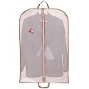 Able Garment Cover, Sherwani Cover, Bridal Garment Cover, Lehenga Cover And Cloths Bags With Zipper PVC Fabric And Beige Colour Pipeen Edge (X-Large Size 55x24 Inch) Pack of 5+1