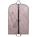 Able Garment Cover, Sherwani Cover, Bridal Garment Cover, Lehenga Cover And Cloths Bags With Zipper PVC Fabric And Black Polka Dot (X-Large Size 140 X 60 Cm) Pack of 1