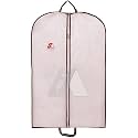 Able Garment Cover, Sherwani Cover, Bridal Garment Cover, Lehenga Cover And Cloths Bags With Zipper PVC Fabric And Brown Colour Pipeen Edge (X-Large Size 140 X 60 Cm) Pack of 10+2