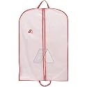 Able Garment Cover, Sherwani Cover, Bridal Garment Cover, Lehenga Cover And Cloths Bags With Zipper PVC Fabric And Red Colour Pipeen Edge (X-Large Size 140 X 60 Cm) Pack of 10+2