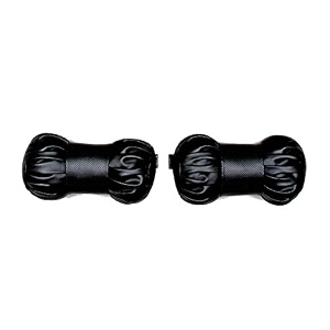 able premium make black round car neck cushionneck pillow suitable for all cars set of 2 pcs