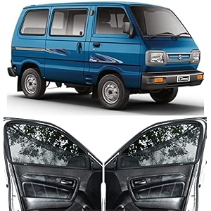 able sporty car magnetic sun shade curtains with zipper for maruti omni set of 6