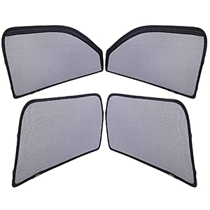 able sporty car magnetic sun shade curtains with zipper for skoda octavia new set of 4 pcs 2013 to 2021 model