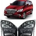 Able Sporty Car Magnetic Sun Shade Curtains with Zipper for Toyota INNOVA Old Set of 6 (2004 to 2014 Model)