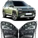 Able Sporty Car Magnetic Sun Shade Curtains with Zipper for Hyundai EXTER Set of 4 Pcs