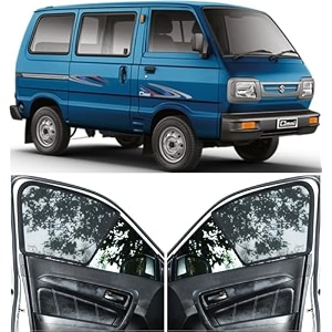 able sporty half car magnetic sun shade curtains for maruti omni set of 6
