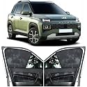 Able Zed Black Half Car Magnetic Sun Shade Curtains for Hyundai EXTER Set of 4 Pcs