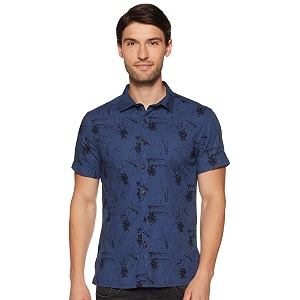 ABOF Mens Floral Slim Fit Casual Shirt