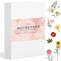 Aboofx 20 Sheets Blotting Paper for Flower Press, Large 8.26 x 11.8 inch A4 Highly Absorbent and Reusable Blotter Papers for Flower Press Herbarium Craft Blotter Paper Sheets Papers Craft Supplies