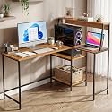 ABOUT SPACE Study Table -L-Shaped Computer Table