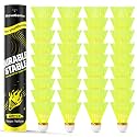 AboveGenius Yellow Nylon Badminton Shuttlecocks, 12/36 Pack Birdies