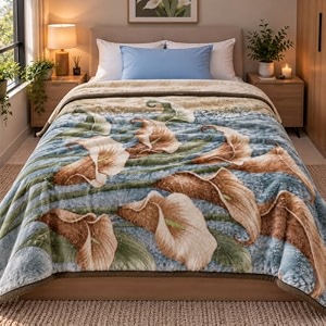 ABRAZO Dreamy Wrap Mink Blanket for Double