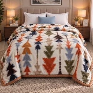 ABRAZO Dreamy Wrap Mink Blanket for Double