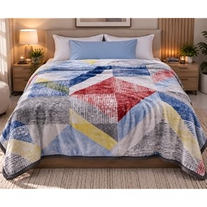 ABRAZO Dreamy Wrap Mink Blanket for Double