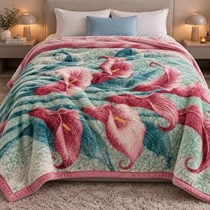 ABRAZO Dreamy Wrap Mink Blanket for Double