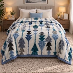 ABRAZO Dreamy Wrap Mink Blanket for Double