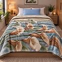 ABRAZO Dreamy Wrap Mink Blanket for Double