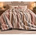 ABRAZO Dreamy Wrap Mink Blanket for Double