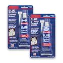 ABRO RTV Silicone Sealant and Gasket Maker: Up to 500 Degree F Heat, High Temp Silicone Sealant, 3 oz/85g Tube - Blue, Pack of 2