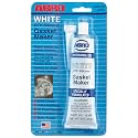 ABRO RTV Silicone Gasket Maker &amp; Sealant 500°F, 3 oz - White