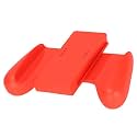 ABS Comfort Controller Hand Grip, Ergonomic Gamepad Grip Holder, Game Controller Remote Control Holder for Joycon(Red)