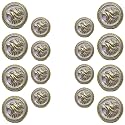 Abs Golden 3D Lion Head Shank Button
