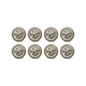 Abs Golden 3D Lion Head Shank Button