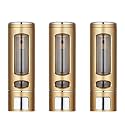ABS Liquid Soap Dispenser for Bathroom, Kitchen &amp; Office | 3Pcs Set (400ML) Gold | Wall Mounted