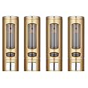ABS Liquid Soap Dispenser for Bathroom, Kitchen &amp; Office | 4Pcs Set (400ML) Gold | Wall Mounted