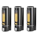 ABS Liquid Soap Dispenser for Bathroom, Kitchen &amp; Office | 3Pcs Set (400ML) Black | Wall Mounted