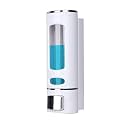 Abs Liquid Soap Dispenser for Bathroom, Kitchen &amp; Office | 1Pc Set (400ml) White | Wall Mounted