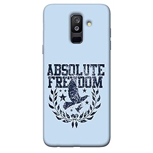 absolute freedom hard printed designer case for samsung galaxy a6 plus 2018 back cover mrr1482