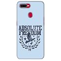 Absolute Freedom Hard Printed Designer Case for Oppo F9 Back Cover MRR1482