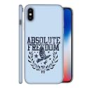 Absolute Freedom Hard Printed Designer Case for Apple iPhone X A1865, A1901 Back Cover MRR1482