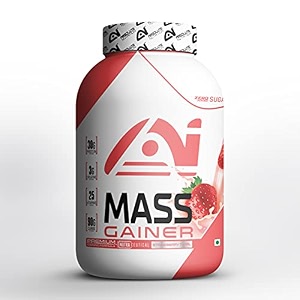 absolute nutrition alpha series exclusive mass gainer powder 1 kg strawberry crush