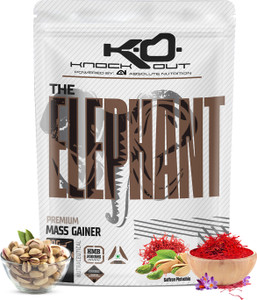 absolute nutrition knockout series elephant weight gainersmass gainers 1 kg saffron pistacho